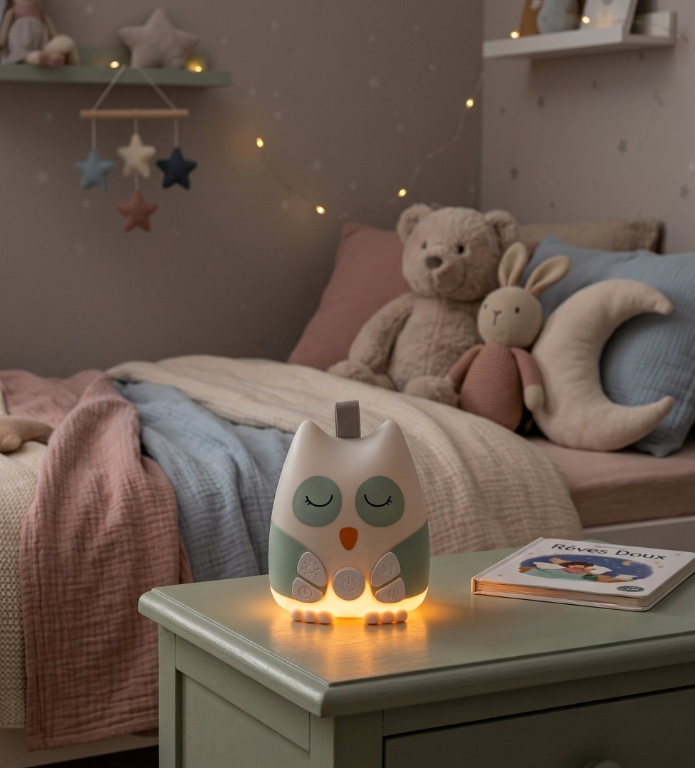 MyLittleDream - Veilleuse Bébé à Détection de Pleurs et Bruit blanc